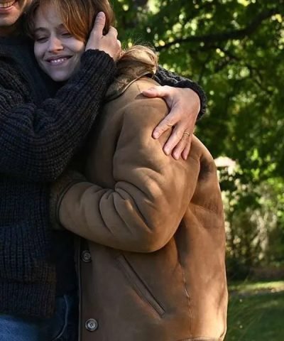 Coup de Chance Lou de Laâge Brown Shearling Jacket