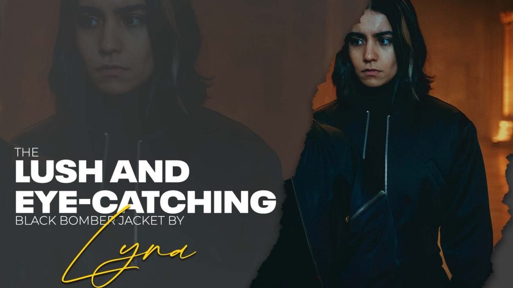 Furies Series Lyna Black Bomber Jacket