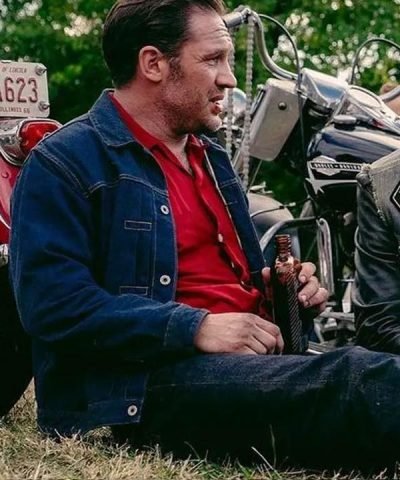 The Bikeriders Tom Hardy Blue Jacket