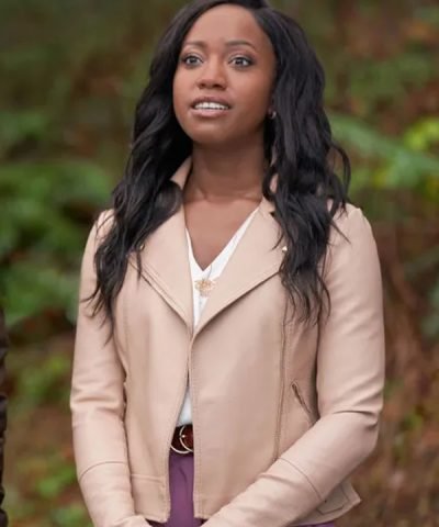 Natasha Burnett Legend Of The Lost Locket 2024 Leather Jacket