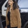Angela Lopez The Rookie Brown Jacket