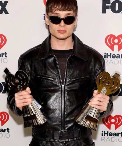 2024 IHeartRadio Music Awards Peso Pluma Leather Jacket
