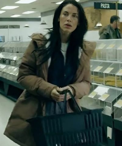 Donna Fendyr A Stranger's Child Movie 2024 Jessica Lowndes Brown Hooded Coat