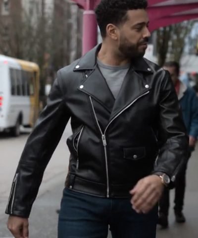 Alert Missing Persons Unit Mike Sherman Black Leather Jacket