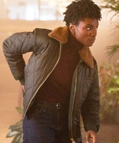 Katherine Renee Kane TV Series FBI 2024 Tiffany Wallace Green Quilted Jacket