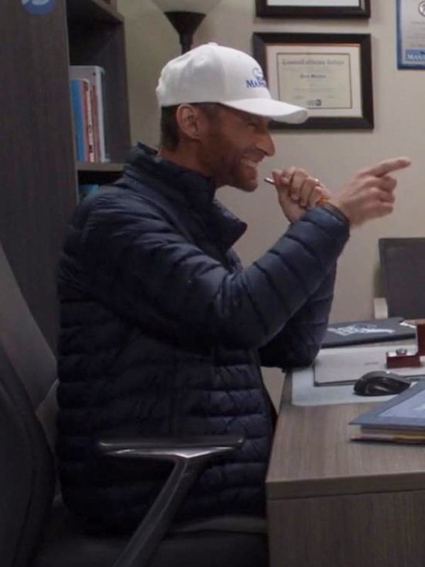 All American 2024 Kamar de los Reyes Blue Puffer Jacket TV Series All American 2024 Kamar de los Reyes Blue Puffer Jacket