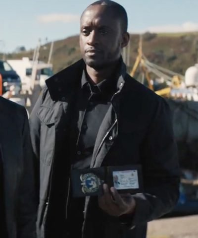 TV Series Bodkin 2024 Peter Bankolé Black Jacket
