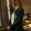 Interstate Movie 2024 Anna Black Leather Jacket