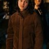 TV Series Under The Bridge 2024 Izzy G Brown Corduroy Jacket