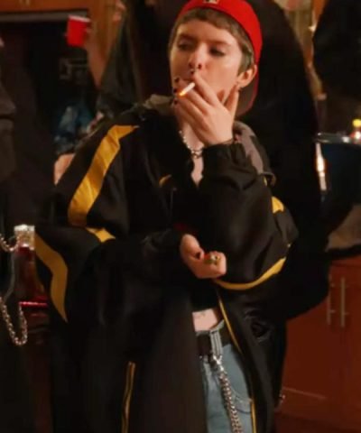 Movie Y2K 2024 Ash Black Hooded Coat