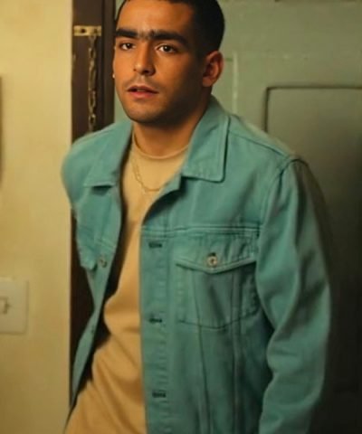 TV Series Elite Omar Shanaa Blue Cotton Jacket