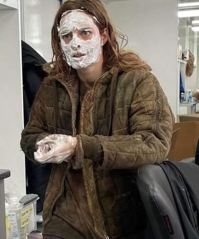 Movie Azrael 2024 Samara Weaving Hooded Jacket