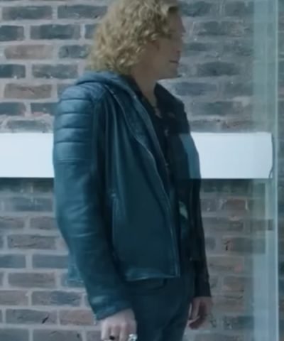 Damian Lewis The Radleys 2024 Black Leather Jacket