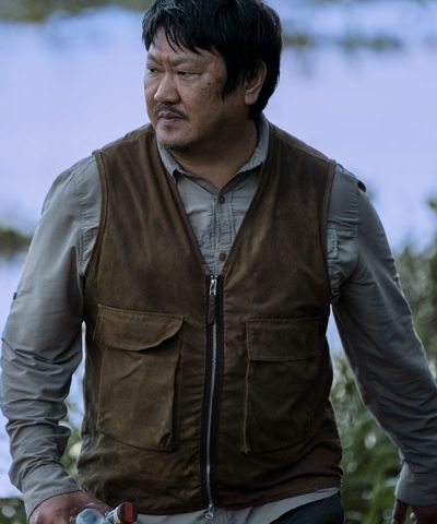 3 Body Problem 2024 Benedict Wong Brown Cotton Vest