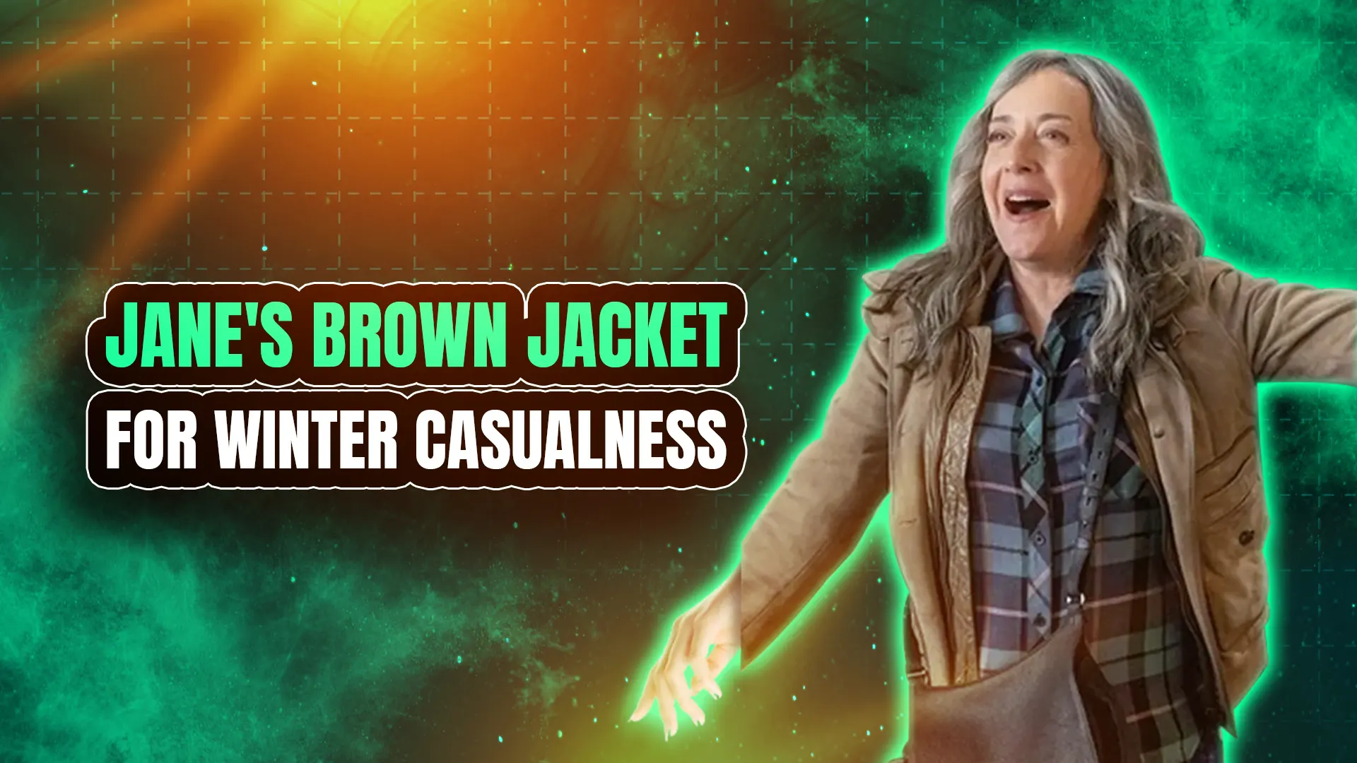 Jane's Brown Jacket for Winter Casualness Hacks Wardrobe 