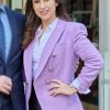 Lacey Chabert His & Hers 2024 Purple Blazer