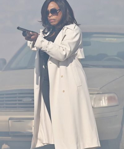 Grotesquerie TV Series 2024 Det. Lois Tryon White Trench Coat