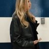 Nobody Wants This 2024 Justine Lupe Black Leather Jacket