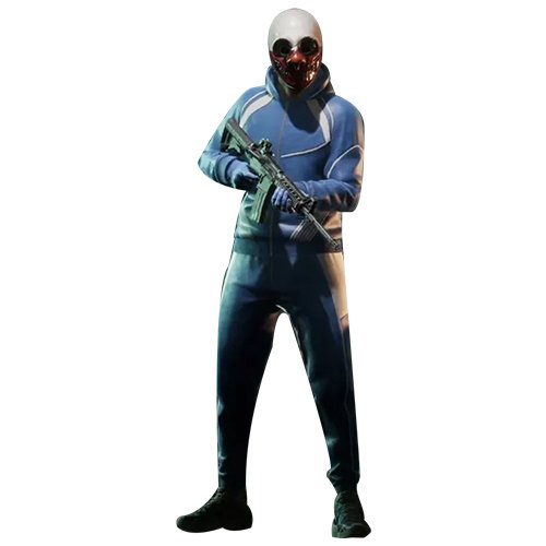 Payday 3 Wolf Costume Tracksuit