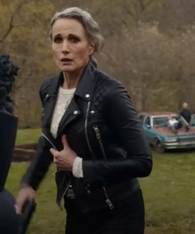 Andie MacDowell Red Right Hand 2024 Black Jacket