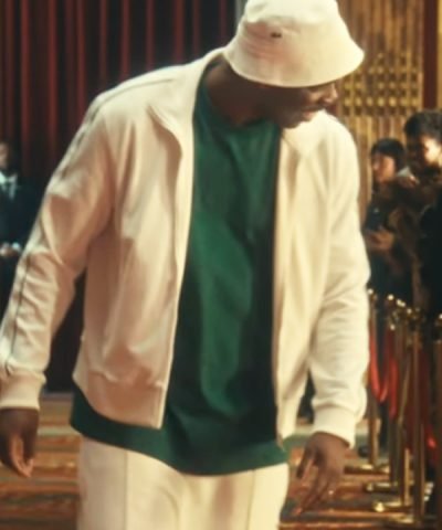 Jean-Pascal Zadi Represent S02 White Jacket