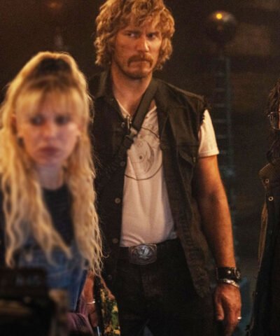 The Electric State 2025 Chris Pratt Black Cotton Vest