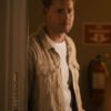 TV Series Tracker 2024 Justin Hartley Beige Cotton Jacket