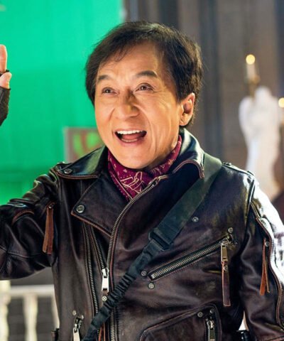 Movie Panda Plan 2024 Jackie Brown Leather Jacket