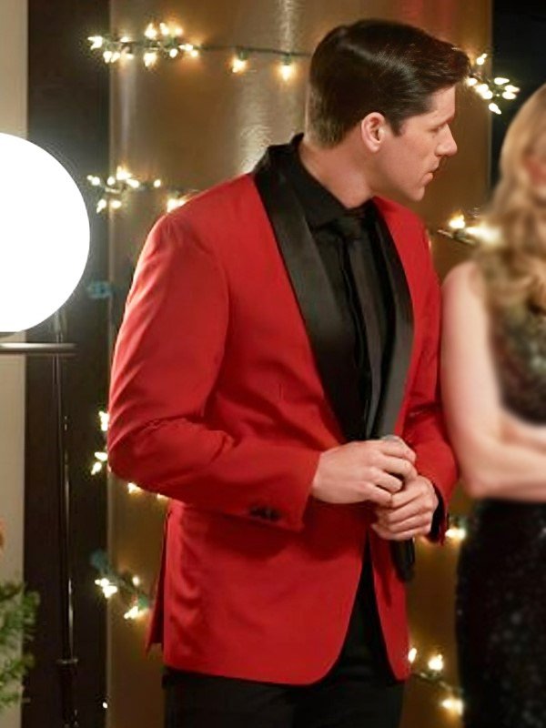 Jordan Litz A Carol for Two 2024 Red Blazer A Carol for Two 2024 Andy Red Blazer