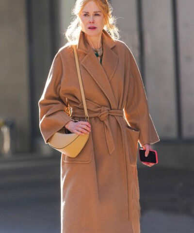 Movie Babygirl 2024 Nicole Kidman Brown Trench Coat