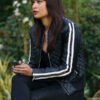 TV Series Tell Me Lies Sonia Mena Black Quilted Bomber Jacket