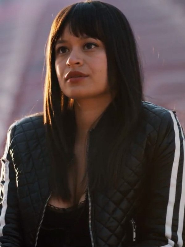 TV Series Tell Me Lies Sonia Mena Black Quilted Bomber Jacket TV Series Tell Me Lies Pippa Black Quilted Bomber Jacket
