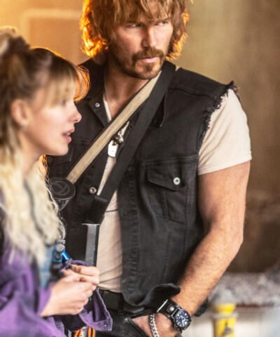 Chris Pratt The Electric State 2025 Black Vest