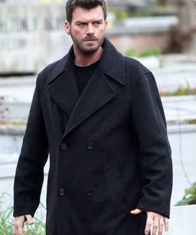 Aslan Soykan The Family Black Trench Coat