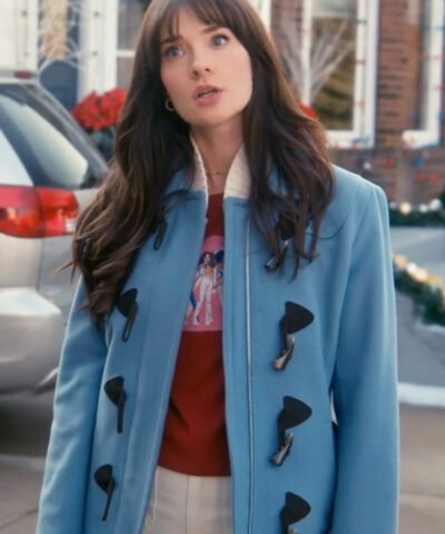 Movie A ’90s Christmas 2024 Lucy Blue Toggle Jacket