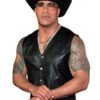 Dwayne-Johnson-GQ-Men-Of-The-Year-2024-Black-Leather-Vest