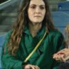 Wish You Were Here 2025 Movie Isabelle Fuhrman Green Quilted Jacket