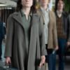 Say Nothing TV Series 2024 Hazel Doupe Grey Wool Coat