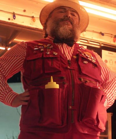 Jack Black Dear Santa 2024 Red Cotton Vest