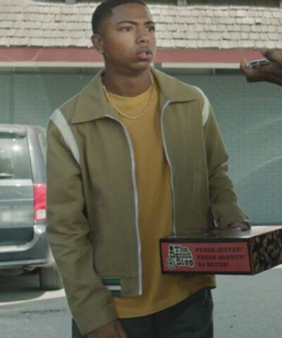 TV Series The Madness 2024 Thaddeus J. Mixson Brown Bomber Jacket