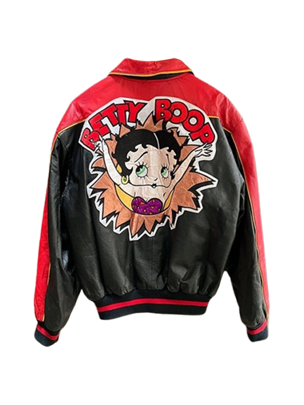Betty Boop Leather Jacket - Just American Jackets