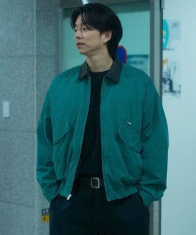 TV Series The Trunk 2024 Gong Yoo Green Cotton Jacket