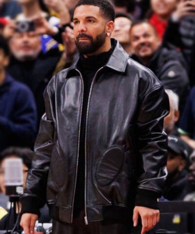 Warriors VS Raptors Drake Leather Jacket