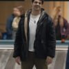 TV Series The Recruit 2025 Noah Centineo Black Hooded Jacket