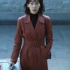 TV Series The Trunk 2024 No In-ji Brown Leather Trench Coat