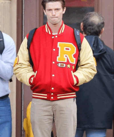 Patrick Schwarzenegger Moxie 2021 Varsity Letterman Jacket