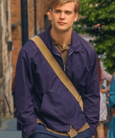 One Day 2024 Leo Woodall Blue Lightweight Jacket