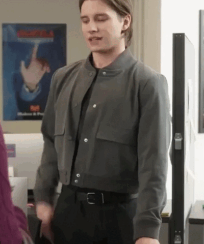 Return to Office Dylan McEwan Grey Jacket