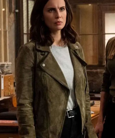 Heida Reed FBI International Leather Jacket