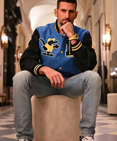 Novak Djokovic Varsity Jacket